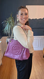 Gucci Purple Leather Soho Chain Shoulder Bag - R0008