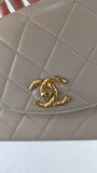 Chanel Cream Top Handle 2way  - G0999