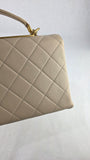 Chanel Cream Top Handle 2way  - G0999