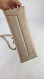 Chanel Cream Top Handle 2way  - G0999