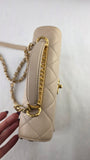 Chanel Cream Top Handle 2way  - G0999