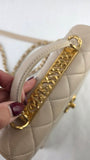 Chanel Cream Top Handle 2way  - G0999