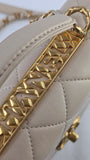 Chanel Cream Top Handle 2way  - G0999