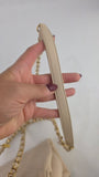 Chanel Cream Top Handle 2way  - G0999
