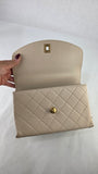Chanel Cream Top Handle 2way  - G0999