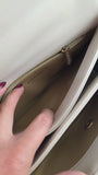 Chanel Cream Top Handle 2way  - G0999