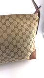 Gucci GG Beige Canvas Shoulder Bag - 3793