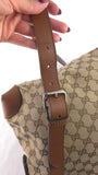 Gucci GG Beige Canvas Shoulder Bag - 3793