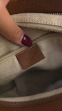 Gucci GG Beige Canvas Shoulder Bag - 3793