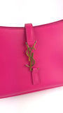 YSL le 5 a 7 Pink Leather Shoulder Bag - R0036