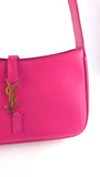 YSL le 5 a 7 Pink Leather Shoulder Bag - R0036