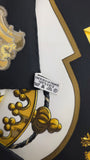 Hermes Black 'Les Cles' Scarf - 3832