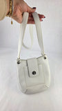 Bvlgari White Leather Crossbody - R0201