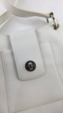 Bvlgari White Leather Crossbody - R0201