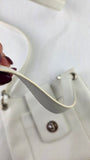 Bvlgari White Leather Crossbody - R0201
