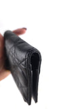 Dior Caro Black Leather Glycine Wallet - R0029