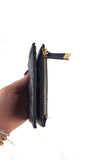 Dior Caro Black Leather Glycine Wallet - R0029