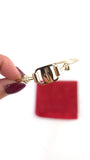 Salvatore Ferragamo Vala Gold Tone Bangle - 3840