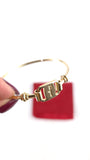 Salvatore Ferragamo Vala Gold Tone Bangle - 3840