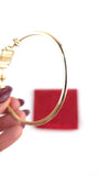Salvatore Ferragamo Vala Gold Tone Bangle - 3840
