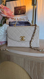 Chanel Cream Top Handle 2way  - G0999