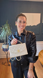 Chanel Cream Top Handle 2way  - G0999
