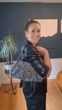 Celine Paris Macadam Denim Canvas Shoulder Bag - R0193