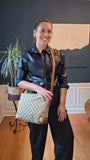 Gucci GG Beige Canvas Shoulder Bag - 3793