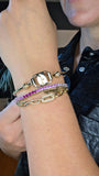 Salvatore Ferragamo Vala Gold Tone Bangle - 3840