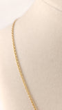Louis Vuitton Essential V Gold Tone Necklace - R0025