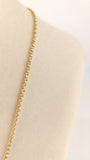 Louis Vuitton Essential V Gold Tone Necklace - R0025
