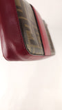 Fendi Zucca Coated Canvas Chain Shoulder Bag - 3798