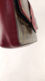 Fendi Zucca Coated Canvas Chain Shoulder Bag - 3798