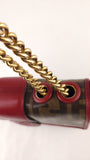 Fendi Zucca Coated Canvas Chain Shoulder Bag - 3798