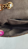 Fendi Zucca Coated Canvas Chain Shoulder Bag - 3798