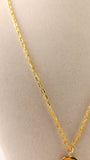 Givenchy Gold Bar Cream/Purple Pendant Necklace - 2469