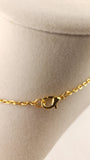Givenchy Gold Bar Cream/Purple Pendant Necklace - 2469