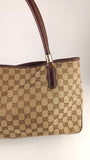 Gucci GG Supreme Web Sherry Line Shoulder Bag - 3811