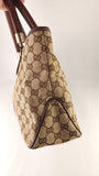 Gucci GG Supreme Web Sherry Line Shoulder Bag - 3811