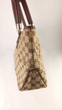 Gucci GG Supreme Web Sherry Line Shoulder Bag - 3811