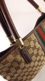 Gucci GG Supreme Web Sherry Line Shoulder Bag - 3811