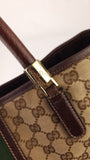 Gucci GG Supreme Web Sherry Line Shoulder Bag - 3811