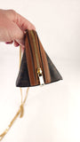 Celine Black Triomphe Zip Around Chain Clutch - R0003