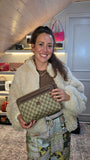 Gucci GG Supreme Beige Clutch - 3779