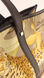 Salvatore Ferragamo Gancini Leopard Canvas Tote Bag - 3814