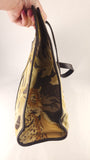Salvatore Ferragamo Gancini Leopard Canvas Tote Bag - 3814