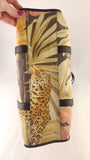 Salvatore Ferragamo Gancini Leopard Canvas Tote Bag - 3814