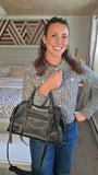 Balenciaga Black Neo Classic City 2way Handbag - R0012
