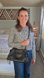 Balenciaga Black Neo Classic City 2way Handbag - R0012
