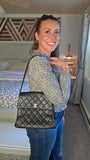 Chanel Matelasse Black Leather Shoulder Bag - 3493